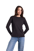 Women's Ribbed Top - Derby Fabric (Plain Sleeve)