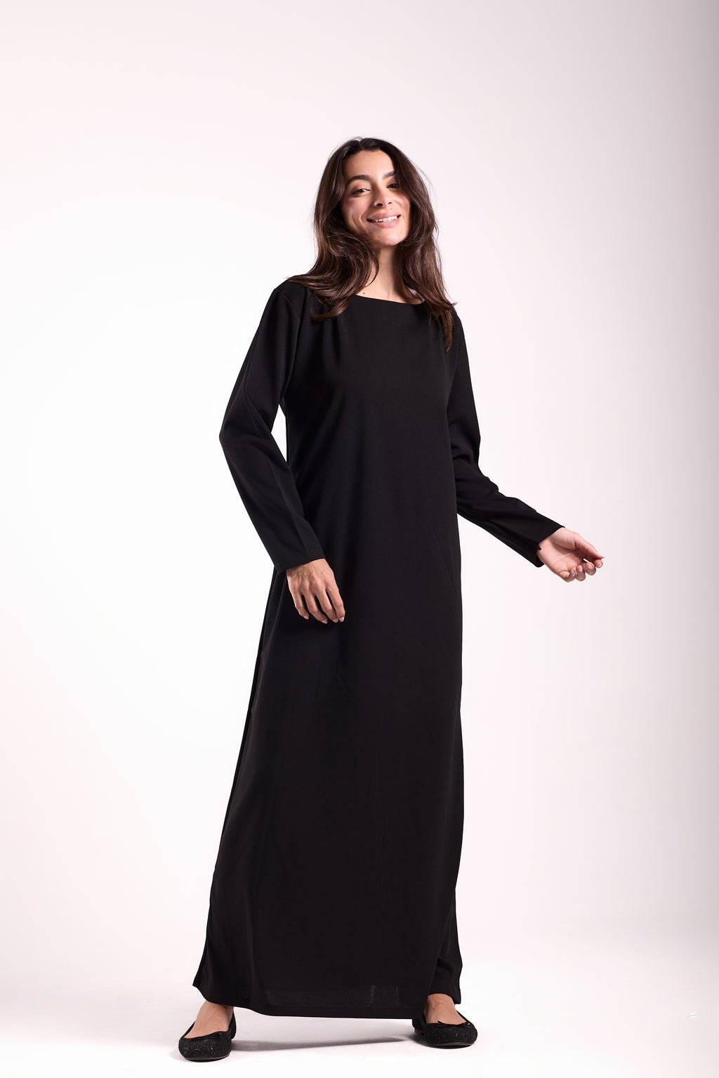 Basic Long sleeves Dress - Material: Scuba
