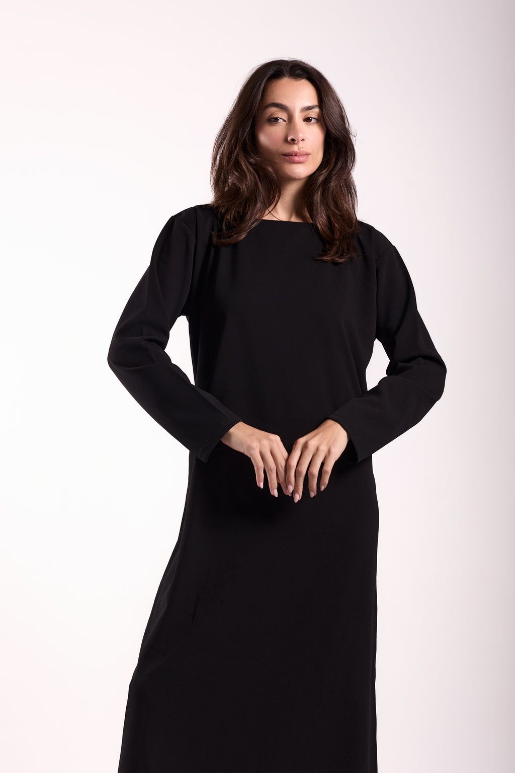 Basic Long sleeves Dress - Material: Scuba