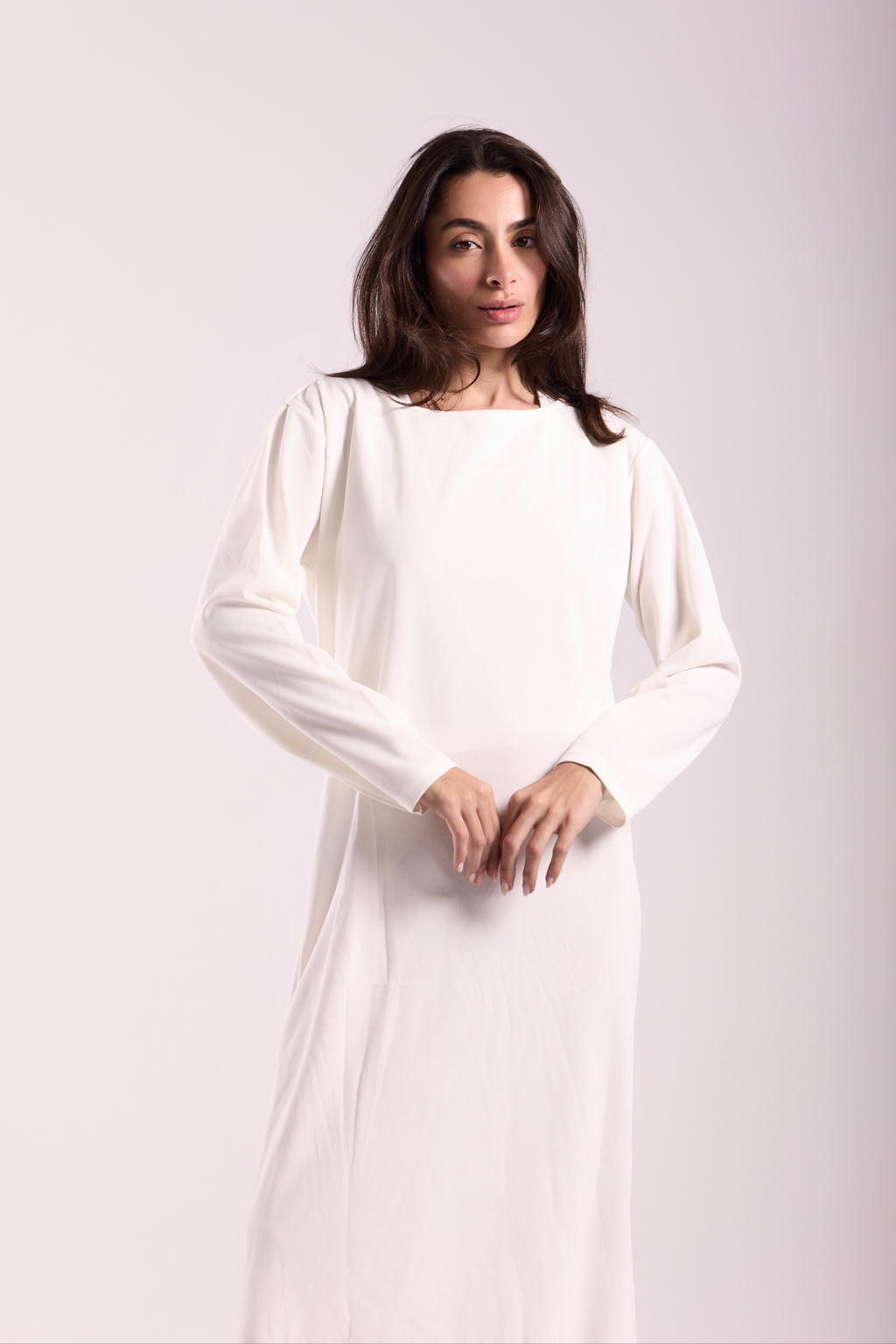 Basic Long sleeves Dress - Material: Scuba